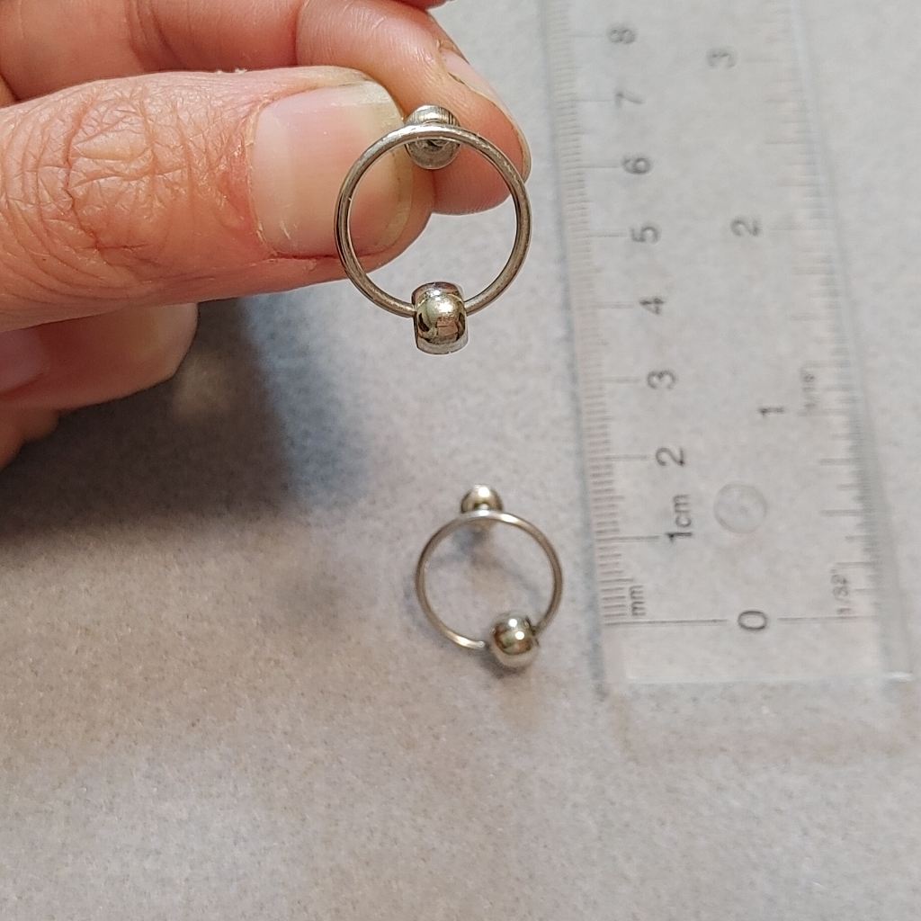 Circular Stud Earrings